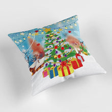 Cargar imagen en el visor de la galería, Funda de Cojín Diamond Painting 5D 30x30 cm Árbol de Navidad