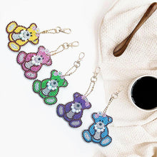 Cargar imagen en el visor de la galería, Llavero Diamond Painting 5D Oso 5 Piezas