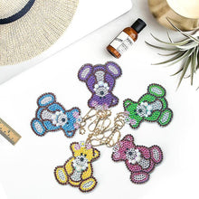 Cargar imagen en el visor de la galería, Llavero Diamond Painting 5D Oso 5 Piezas