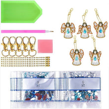 Cargar imagen en el visor de la galería, Llavero Diamond Painting 5D Ángel 5 Piezas
