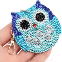 Cargar imagen en el visor de la galería, Llavero Diamond Art Búhos 5 Piezas