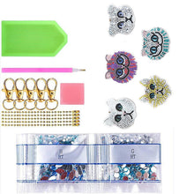 Cargar imagen en el visor de la galería, Llavero Diamond Painting 5D Gatitos 5 Piezas