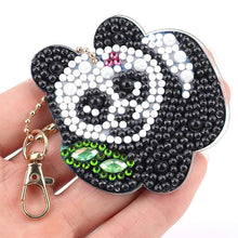 Cargar imagen en el visor de la galería, Llavero Diamond Painting 5D Panda