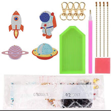 Cargar imagen en el visor de la galería, Llavero Diamond Painting 5D Universo