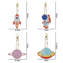 Cargar imagen en el visor de la galería, Llavero Diamond Painting 5D Universo