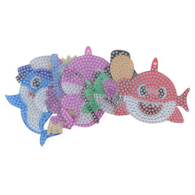Cargar imagen en el visor de la galería, Llavero Diamond Painting 5D con Animales Marinos 5 Piezas