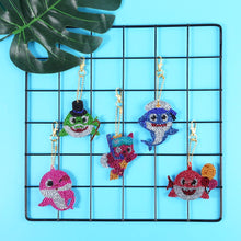 Cargar imagen en el visor de la galería, Llavero Diamond Painting 5D con Animales Marinos 5 Piezas