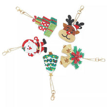 Cargar imagen en el visor de la galería, Llavero Diamond Painting 5D Navidad 5 Piezas