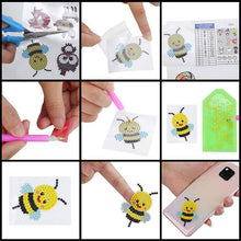 Cargar imagen en el visor de la galería, Conjunto de Pegatinas Diamond Painting con Peces para Niños