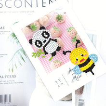 Cargar imagen en el visor de la galería, Conjunto de Pegatinas Diamond Painting Animales para Niños