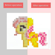 Cargar imagen en el visor de la galería, Conjunto de Pegatinas Diamond Painting con Animales Acuáticos para Niños