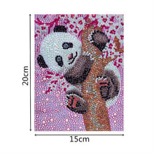 Cargar imagen en el visor de la galería, Diamond Painting 5D Panda para Niños con Marco de Fotos