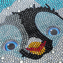 Cargar imagen en el visor de la galería, Diamond Painting 5D Niños Pingüino con Marco de Fotos