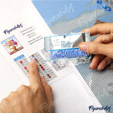 Cargar imagen en el visor de la galería, Diamond Painting - Torii a la Luz de la Luna y Luciérnagas 40x50cm con bastidor montado