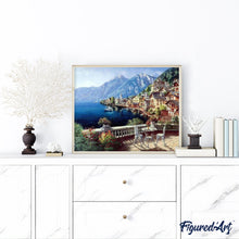 Cargar imagen en el visor de la galería, Pintar Por Números - Vistat Del Puerto - Figuredart - Paisajes