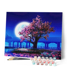 Cargar imagen en el visor de la galería, Pintar Por Números - Flor De Durazno - Figuredart - Flores Paisajes