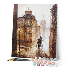 Cargar imagen en el visor de la galería, Pintar Por Números - Calle Con Niebla - Figuredart - Ciudades