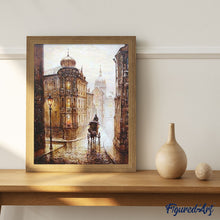 Cargar imagen en el visor de la galería, Pintar Por Números - Calle Con Niebla - Figuredart - Ciudades