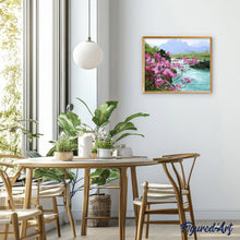 Cargar imagen en el visor de la galería, Pintar Por Números - Flores En El RÁ¬o - Figuredart - Flores Paisajes