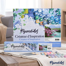 Cargar imagen en el visor de la galería, Pintar Por Números - Flores En El RÁ¬o - Figuredart - Flores Paisajes