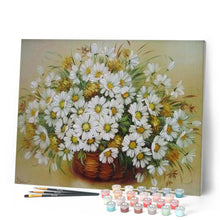 Cargar imagen en el visor de la galería, Pintar Por Números - Flores Blancas - Figuredart - Flores