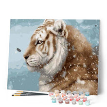 Cargar imagen en el visor de la galería, Pintar Por Números - Mirada En La Nieve - Figuredart - Animales