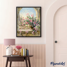 Cargar imagen en el visor de la galería, Pintar Por Números - Una Vista De La Ventana - Figuredart - Flores