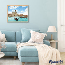 Cargar imagen en el visor de la galería, Pintar Por Números - Belleza En El Canal - Figuredart - Barcos Romanticismo