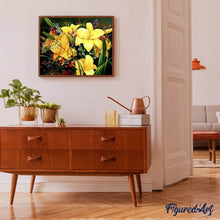 Cargar imagen en el visor de la galería, Pintar Por Números - Clivia Amarilla - Figuredart - Flores