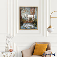 Cargar imagen en el visor de la galería, Pintar Por Números - Unicornio En El Bosque - Figuredart - Animales
