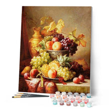 Cargar imagen en el visor de la galería, Pintar Por Números - Todavía La Vida De La Fruta - Figuredart - Flores