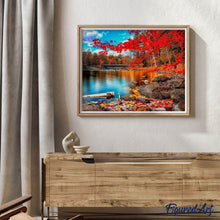 Cargar imagen en el visor de la galería, Pintar Por Números - Paisaje Con Hojas - Figuredart - Paisajes