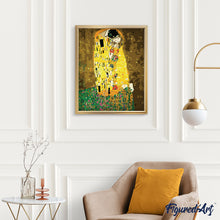 Cargar imagen en el visor de la galería, Pintar Por Números - El Beso - Figuredart - Reproducción De Obras De Arte Romanticismo
