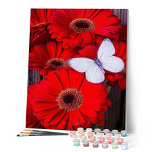 Cargar imagen en el visor de la galería, Pintar Por Números - Flores Rojas 1 - Figuredart - Flores