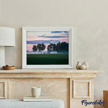 Cargar imagen en el visor de la galería, Pintar Por Números - Árboles En La Niebla - Figuredart - Paisajes Árboles