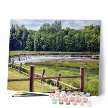 Cargar imagen en el visor de la galería, Pintar Por Números - Cascadas En El Río - Figuredart - Paisajes