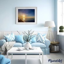 Cargar imagen en el visor de la galería, Pintar Por Números - La Puesta Del Sol Del Mar - Figuredart - Paisajes