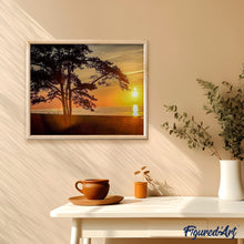 Cargar imagen en el visor de la galería, Pintar Por Números - Los Árboles En La Oscuridad - Figuredart - Paisajes Árboles