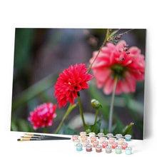 Cargar imagen en el visor de la galería, Pintar Por Números - Flor Roja Brillante - Figuredart - Flores