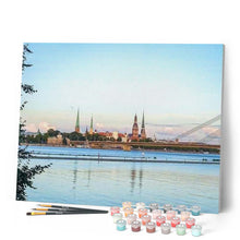 Cargar imagen en el visor de la galería, Pintar Por Números - Ciudad Mojada - Figuredart - Ciudades