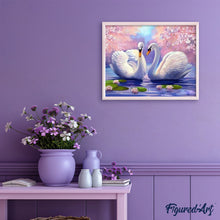 Cargar imagen en el visor de la galería, Pintar Por Números - Cisne Cereza - Figuredart - Animales