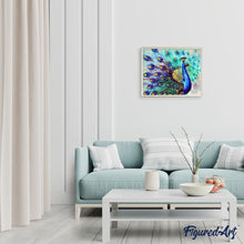 Cargar imagen en el visor de la galería, Pintar Por Números - Pavo Real 2 - Figuredart - Animales Pavo Real