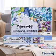 Cargar imagen en el visor de la galería, Pintar Por Números - Lavanda Colorido - Figuredart - Flores