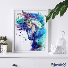 Cargar imagen en el visor de la galería, Pintar Por Números - Caballo De Color De La Cesta - Figuredart - Animales Caballos