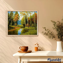 Cargar imagen en el visor de la galería, Pintar Por Números - Cascada Del Río Salvaje - Figuredart - Paisajes