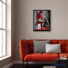 Cargar imagen en el visor de la galería, Pintar Por Números - Botas De Cuero Rojo Femeninas - Figuredart - Desnudos