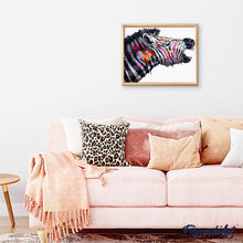 Cargar imagen en el visor de la galería, Pintar Por Números - Cebra Pintada - Figuredart - Animales