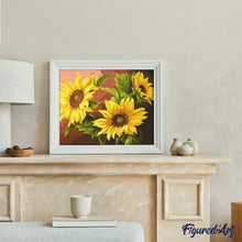 Cargar imagen en el visor de la galería, Pintar Por Números - Girasol Abierto - Figuredart - Flores