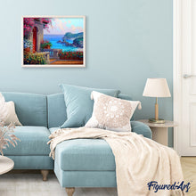 Cargar imagen en el visor de la galería, Pintar Por Números - Hanaya Mediterránea - Figuredart - Paisajes