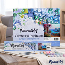 Cargar imagen en el visor de la galería, Pintar Por Números - Hanaya Mediterránea - Figuredart - Paisajes